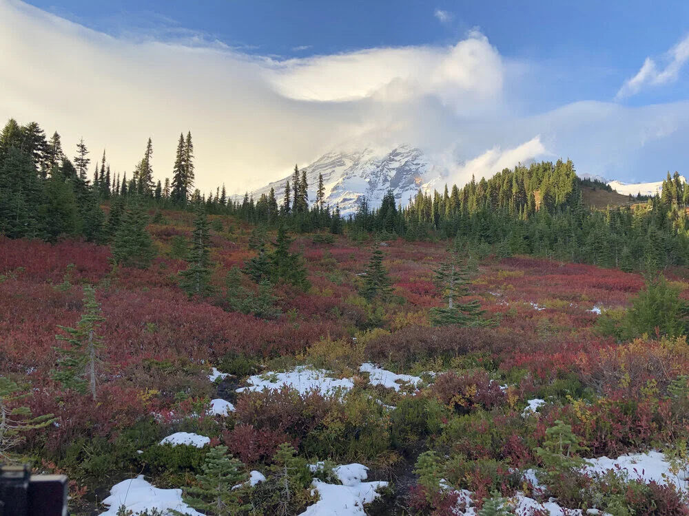 I got a chance to photograph this unique scene as access to this spot got opened for just one day after the snow melted.